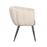 Détail du matériau de la chaise Breeze beige