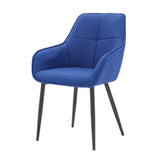 Fauteuil, lin bleu