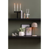 Bougeoir Bulles Hautes sur table, ambiance cosy