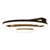 LED DE PLAGE CCT LED "circulo" en métal noir et en plastique de couleur sable Ø 60 cm