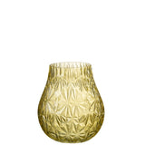 Vase NOx Affût J-Line en verre, ambiance chaleureuse dans un salon