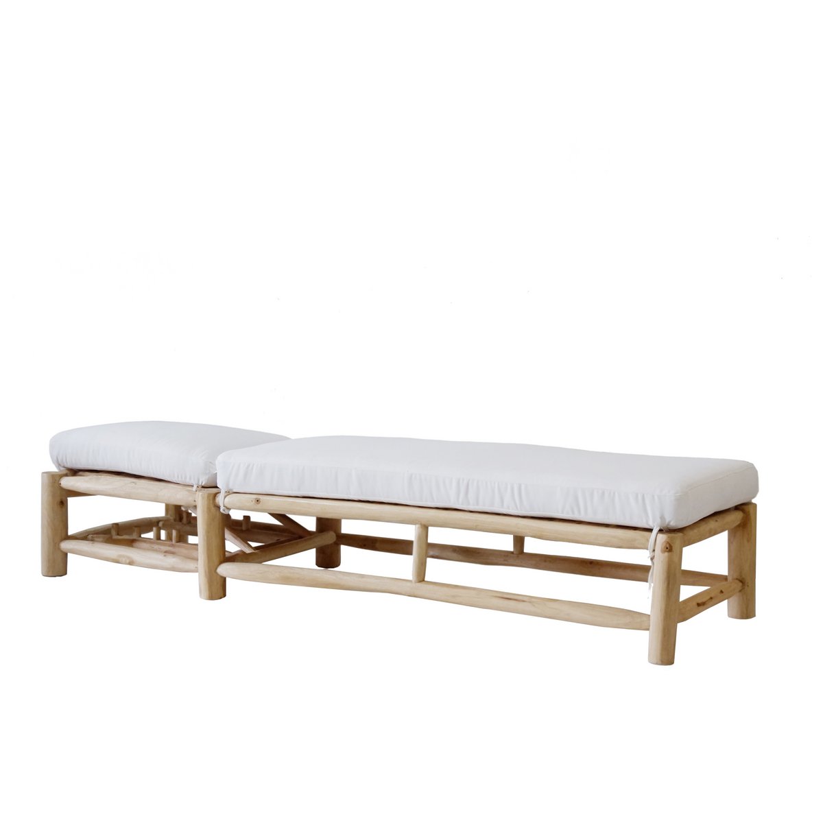 Vue latérale de la chaise Lige montrant le design scandinave
