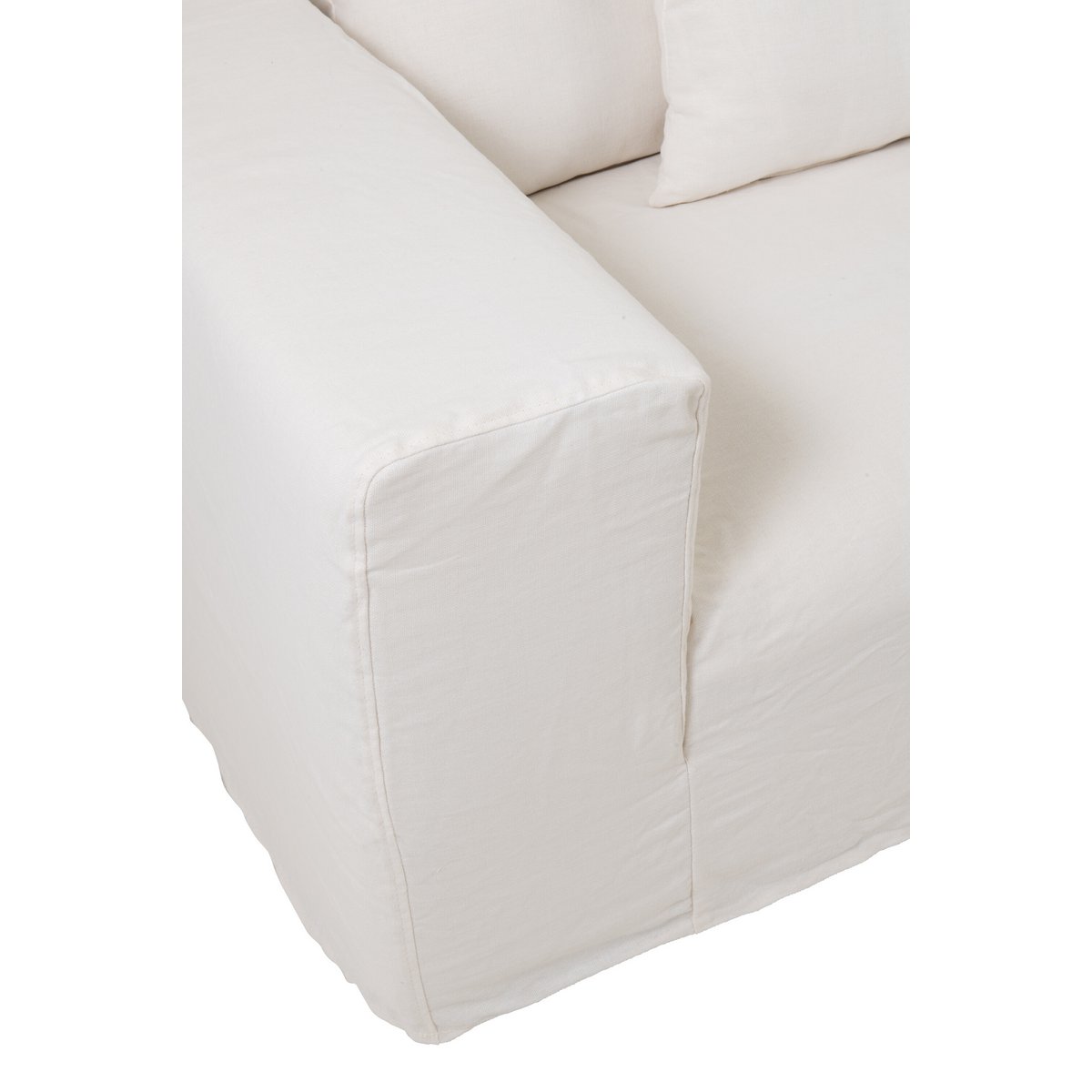 Coussins de la housse Monaco Linen XL disposés harmonieusement.