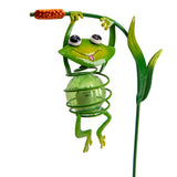 2 Set Solar-Deco Hanging Light "Frosch" environ. Capteur de l'aube;