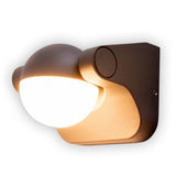Lampe murale LED "Pallas", en métal et en plastique en anthracite, avec LED intégrée
