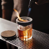 Kit de fumage à whisky en granit avec copeaux de bois