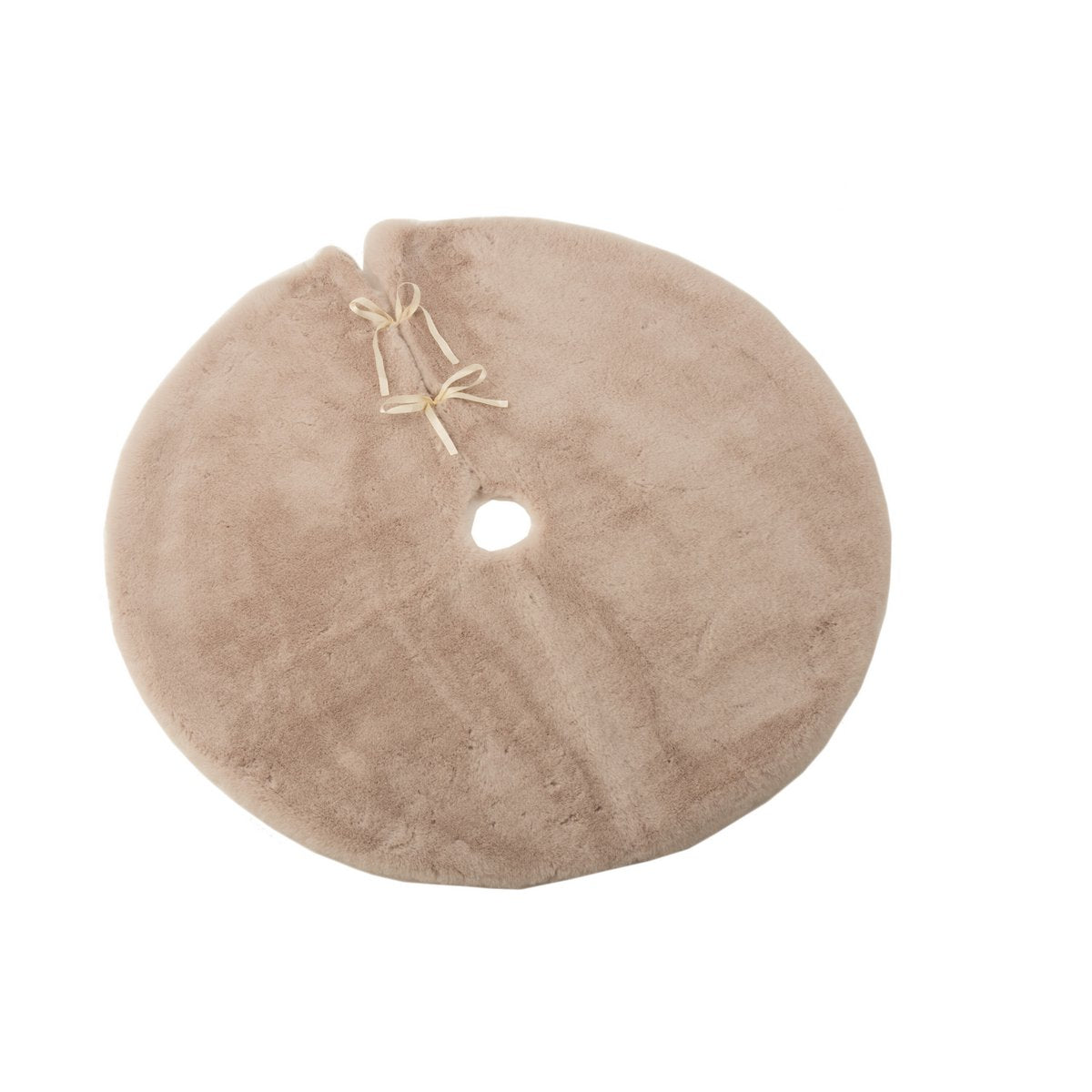 Détail de la texture de la jupe de sapin J-Line beige