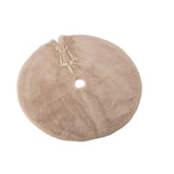 Détail de la texture de la jupe de sapin J-Line beige