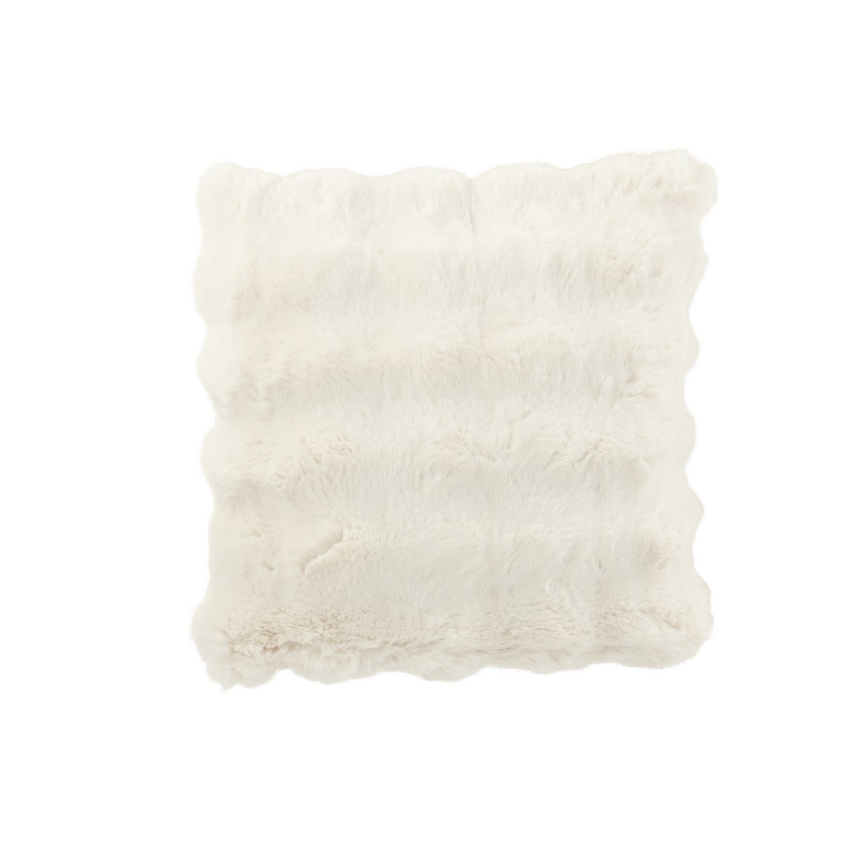 Coussin Vague Blanc - Détail des dimensions et design moderne