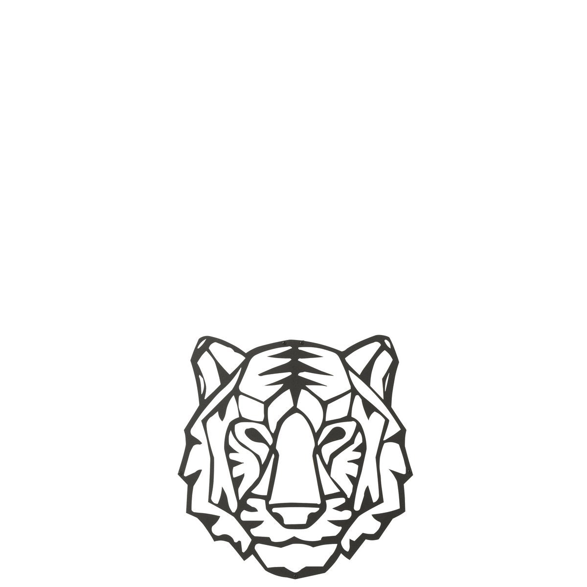 Décoration murale Tigre en situation dans un salon moderne