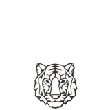 Décoration murale Tigre en situation dans un salon moderne