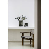 Vase en verre au design innovant avec une touche constructiviste, FUSION 20 Gris