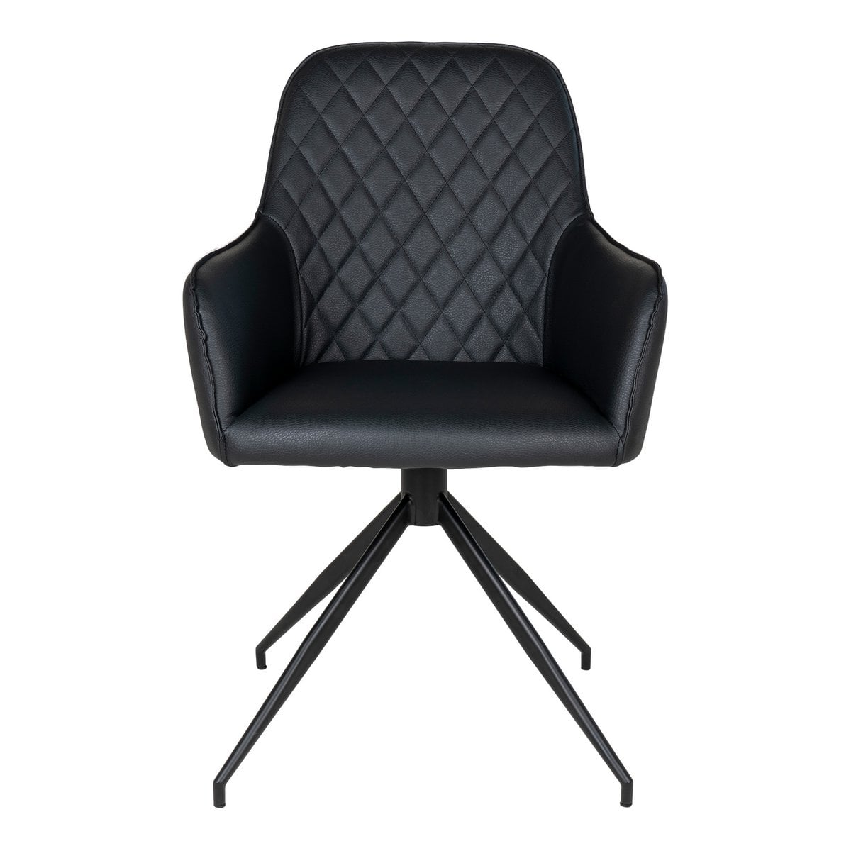 Détail du mécanisme pivotant de la chaise Harbo