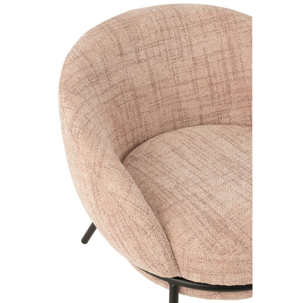 Chaise longue J-Line avec coussin décoratif