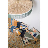 Coussin brodé Hivana Cobalt 30 x 50