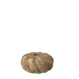 Bougeoir J-Line en céramique taupe - mise en scène décorative