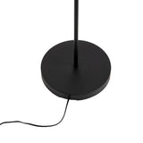 Lampe debout "modo" en noir en noir, versions en or, prise E27, lampadaire pour salon, salle à manger, cuisine, couloir, couloir ou bureau, 150 x 49 cm