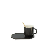 Mug Moments en céramique noir avec design moderne