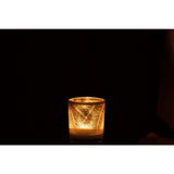 Bougeoir Leaf J-Line, ambiance salon moderne