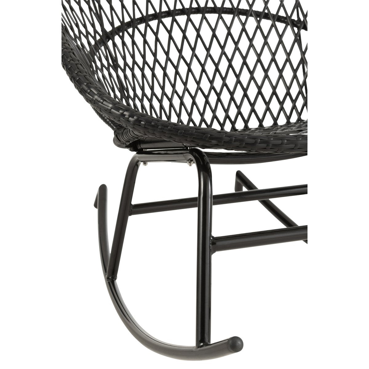 Vue arrière du rocking chair J-Line Zayo