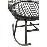 Vue arrière du rocking chair J-Line Zayo