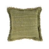 Housse de Coussin à Franges de la Jungle - Vert