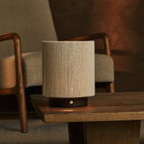 Lampe rechargeable en bois marron foncé Ivo
