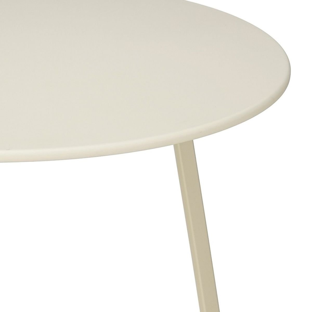 Table d'appoint Seattle Crème - mise en scène avec accessoires