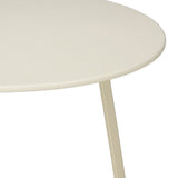Table d'appoint Seattle Crème - mise en scène avec accessoires