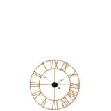 Horloge J-Line Klok Roman en métal naturel Ø 70 cm vue avant