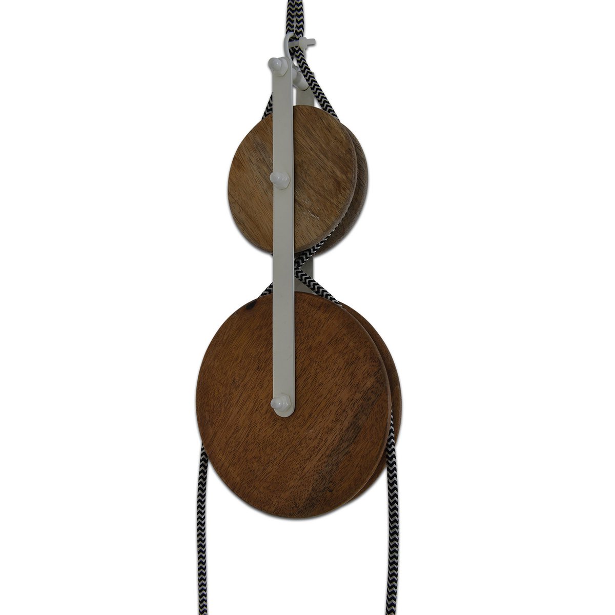 Suspension lumineuse Jaipur - design rétro en métal beige