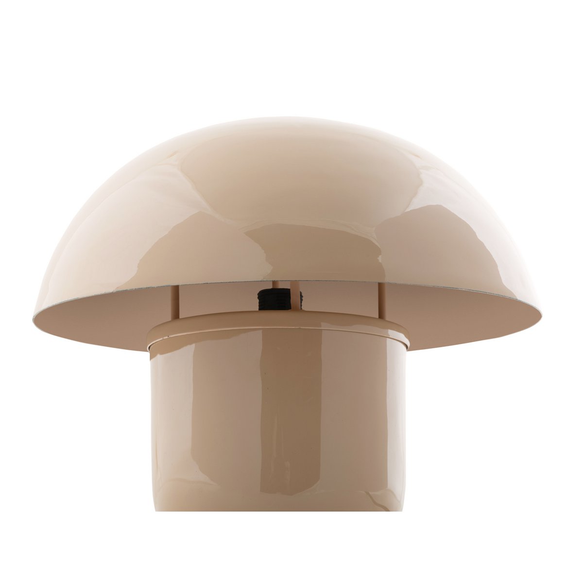 Lampe de Table Gros Champignon de Leitmotiv en vert jungle, vue latérale.