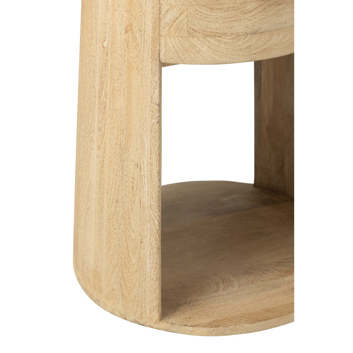 Vue latérale de la table d'appoint J-Line
