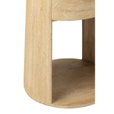 Vue latérale de la table d'appoint J-Line