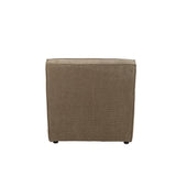 Canapé J-Line Grid - bois de peuplier/mousse - taupe foncé