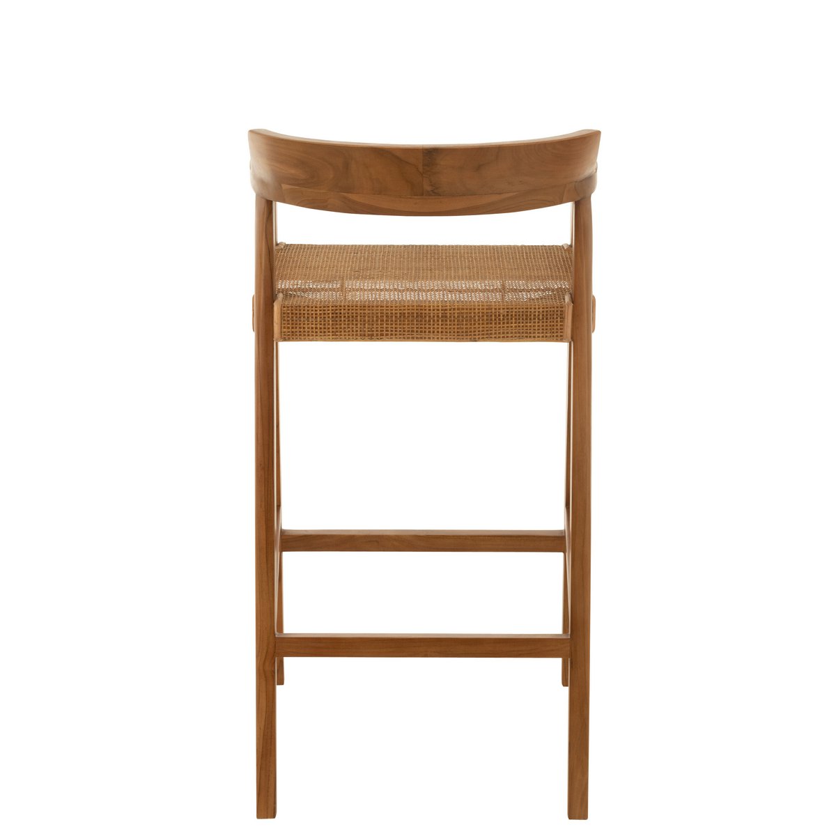 Chaise de bar Emma, profil montrant la hauteur et la structure
