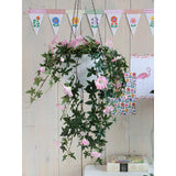 Plante artificielle suspendue Rose