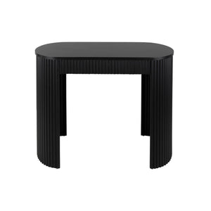 Table console cannelée