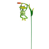 2 Set Solar-Deco Hanging Light "Frosch" environ. Capteur de l'aube;