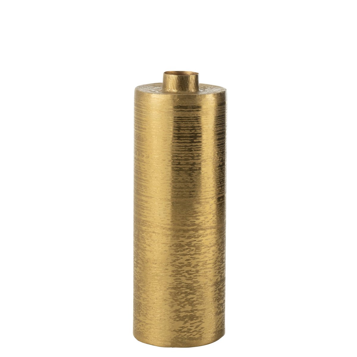 Vase J-Line rond - métal - or - grand - 60 cm de haut