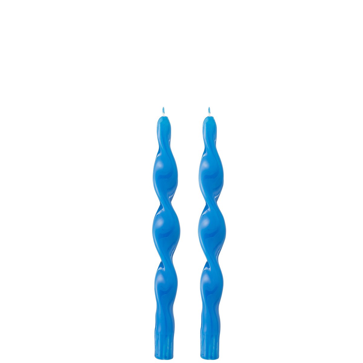 Bougie J-Line bleue en boîte - élégance raffinée