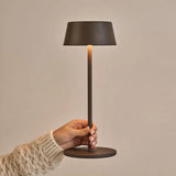 Lampe de table rechargeable Hugo Mocha Marron