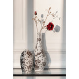 Détail du vase Zen Pear J-Line, finition brillante et élégante