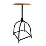 Tabouret de tabouret de rhin tabouret pivotant chaise pivotante réglable réglable les gestes en métal durable en bois massif liverpool
