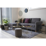 Miroir Jersey en laiton, ambiance chaleureuse
