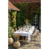 Vase Yumi Bol J-Line en rotin naturel, ambiance décorative