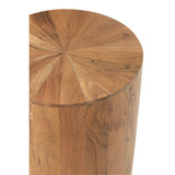 Table d'appoint J-Line ronde - bois - naturel