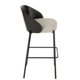 Détail du design industriel de la chaise de bar J-Line Lone
