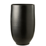Vase Ying J-Line en céramique noire, design moderne et élégant