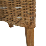 Chaise de salle à manger chaise rattan tabouret de table de salle à manger Corridors marron Perth